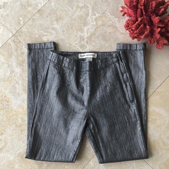 French Connection - Silver Washed Denim Jeans - 6 - Picture 1 of 8